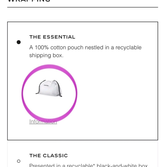 CHANEL Beauty Large Organic Cotton Drawstring Dust Bag 15"x10"x10" NEW AUTHENTIC - Picture 7 of 7